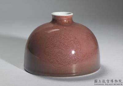 图片[2]-Flat bulbous vase with red glaze, Qing dynasty, Kangxi reign (1662-1722)-China Archive